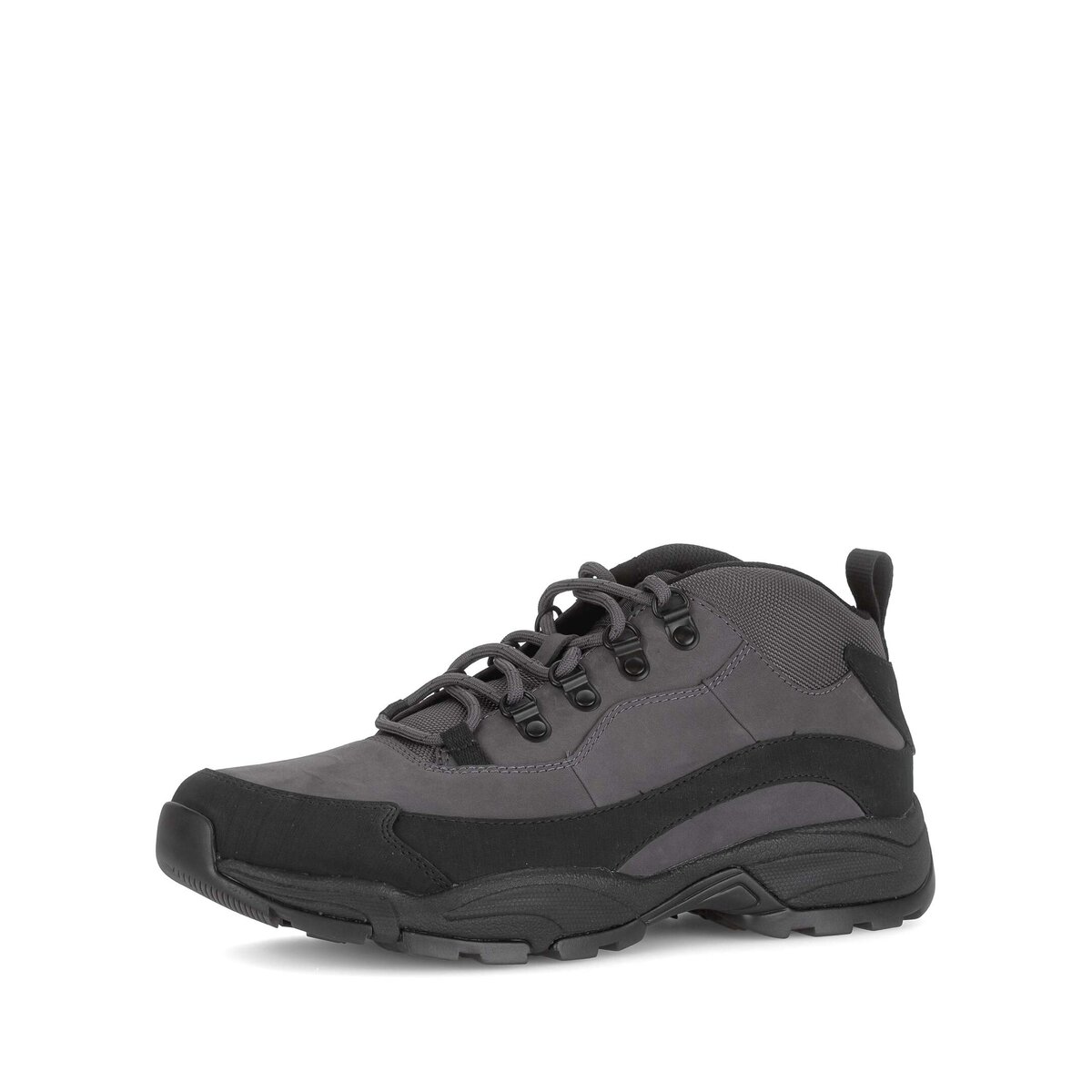 Sneaker GABOR "Gabor Sneaker low Rauleder", Damen, Gr. 46,5, grau, Schuhe Sneaker