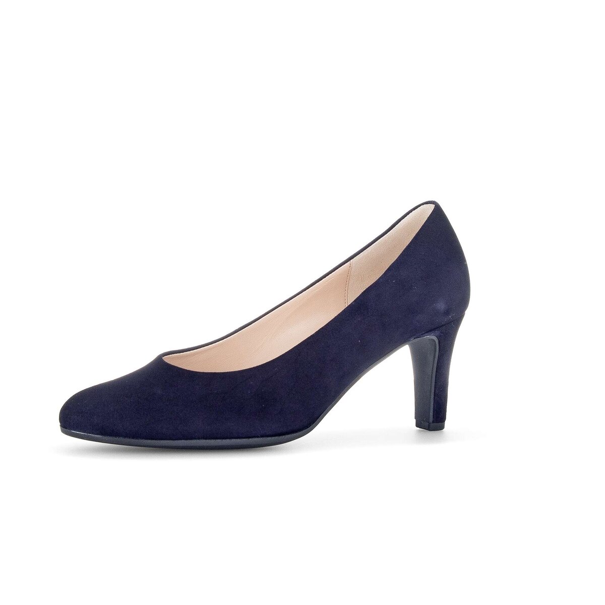 Pumps GABOR "Eleganter Pumps Rauleder", Damen, Gr. 41, blau, Schuhe Pumps