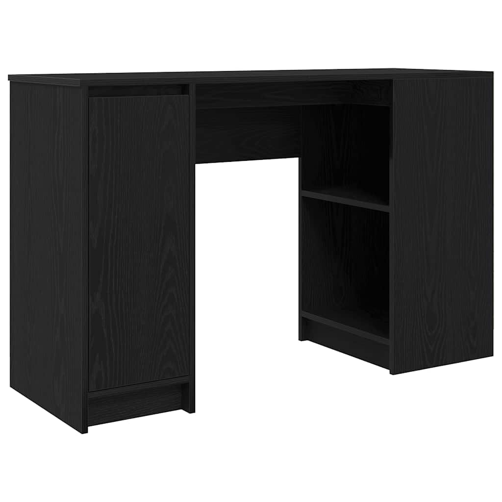 vidaXL Schreibtisch Schwarz Eichen-Optik 120x42x76 cm Holzwerkstoff Image