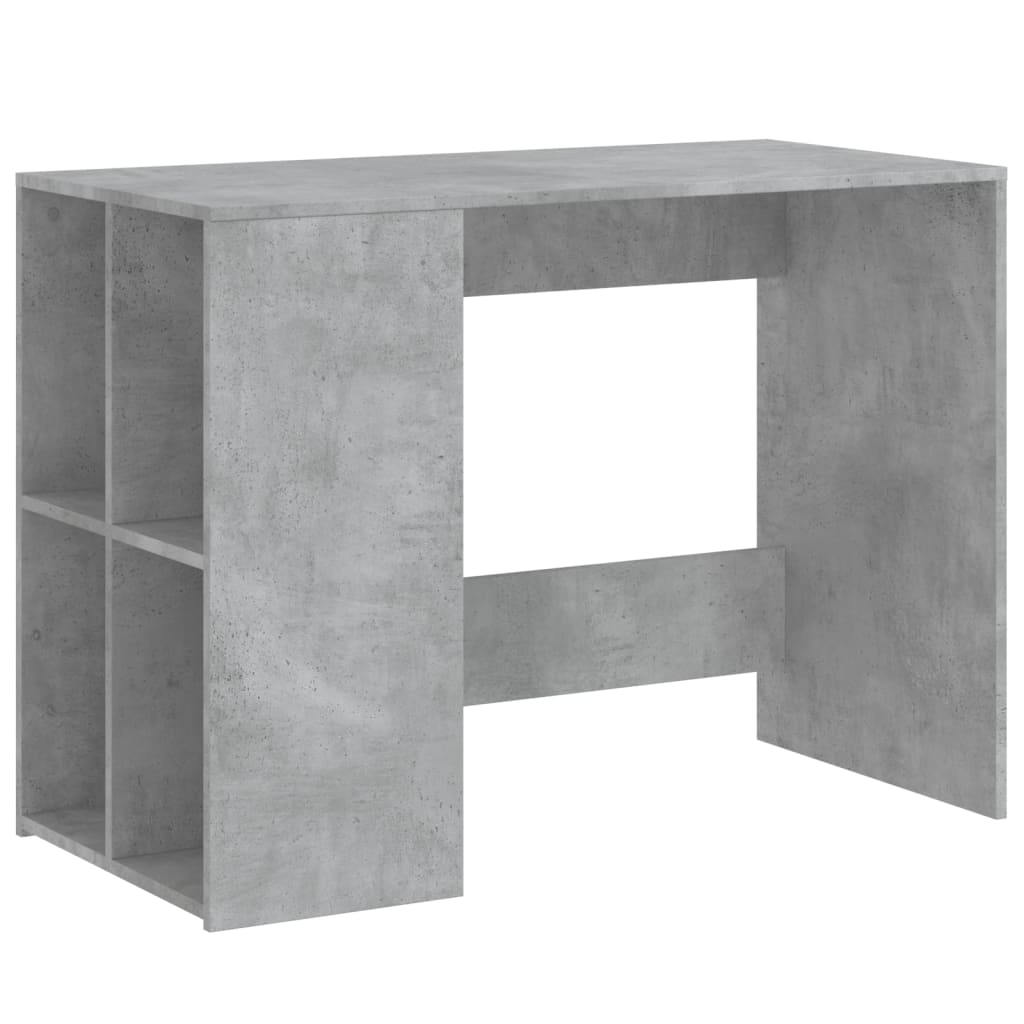 vidaXL Schreibtisch Betongrau 102x50x75 cm Holzwerkstoff Image