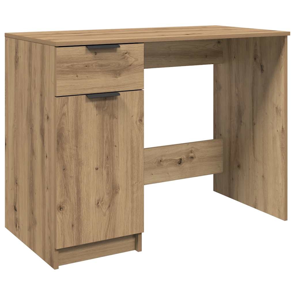 vidaXL Schreibtisch Artisan-Eiche 100x50x75 cm Holzwerkstoff Image
