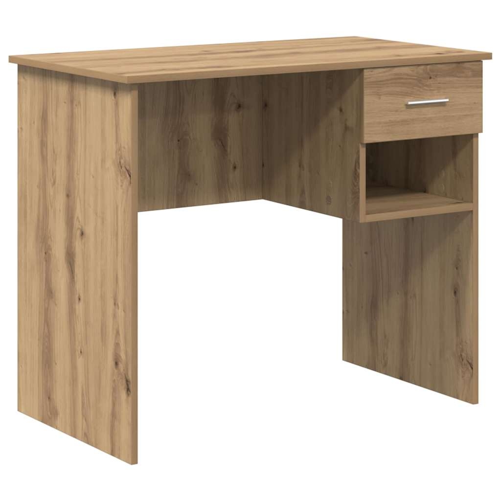 vidaXL Schreibtisch Artisan-Eiche 90 x 49 x 75 cm Holzwerkstoff Image