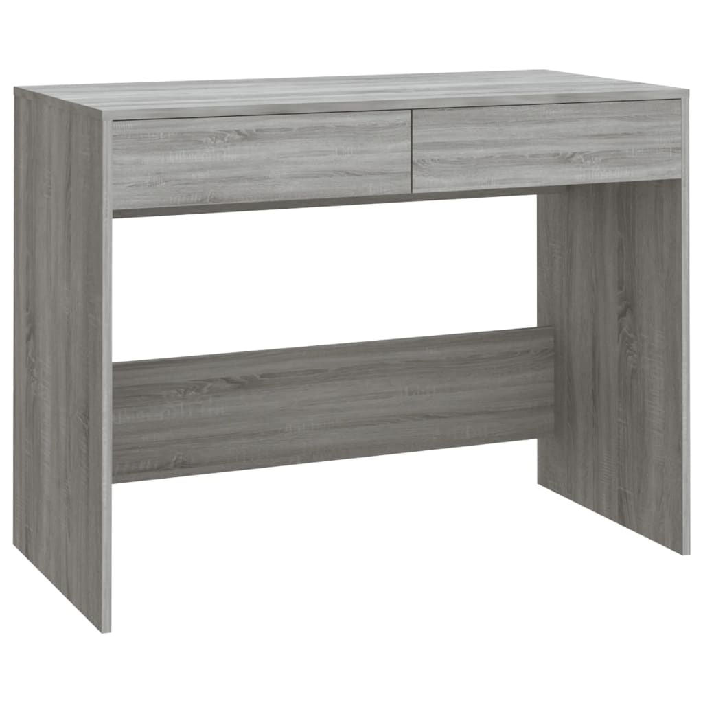 vidaXL Schreibtisch Grau Sonoma 101x50x76,5 cm Holzwerkstoff Image