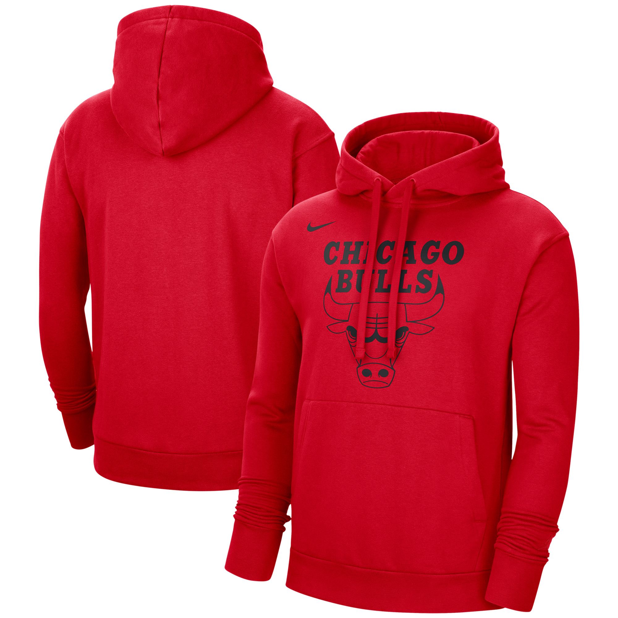Chicago Bulls Nike Vs Essentials Kapuzenpullover – Herren Image