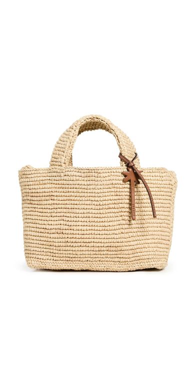 New Sunset Mini Bag - Natural - Manebí Top Handle Bags