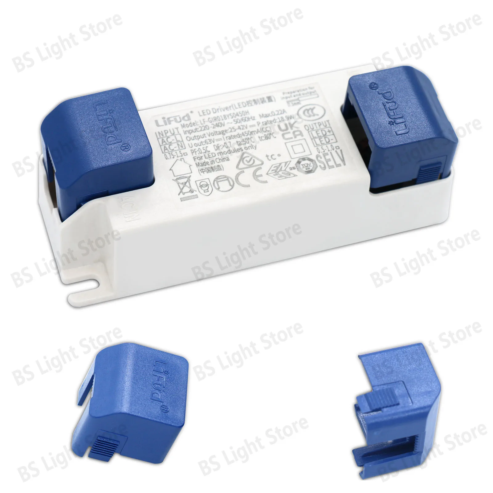 Lifud LED-Treiber 30 W 32 W 40 W 42 W 48 W 60 W LED-Netzteil Transformator DC33–40 V kein Flimmern 600 mA 800 mA 1000 mA 1200 mA 1500 mA Licht Image