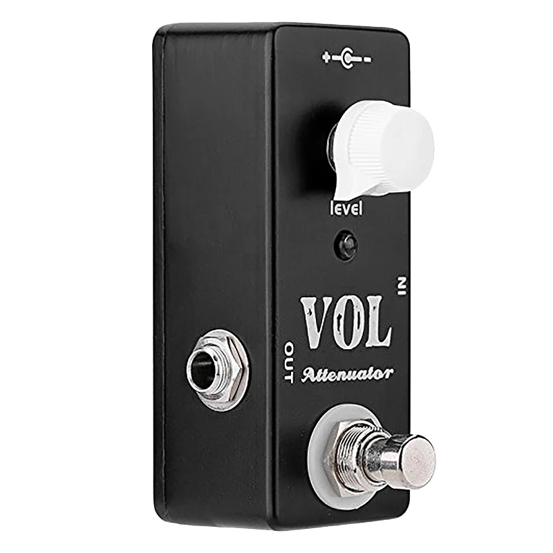 Mosky audio vol attenuator mini pedal e-gitarren effekt pedal mit echtem bypass voll metall shell gitarren zubehör Image