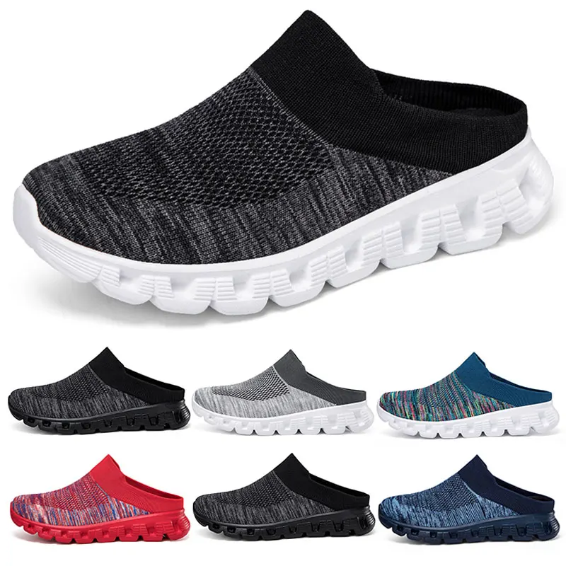 Frauen Männer Hausschuhe Atmungsaktives Mesh Casual Schuhe EVA Weiche Sohle Nicht-slip Flip-Flops Strand Sandale Outdoor Wanderschuhe größe 35-48