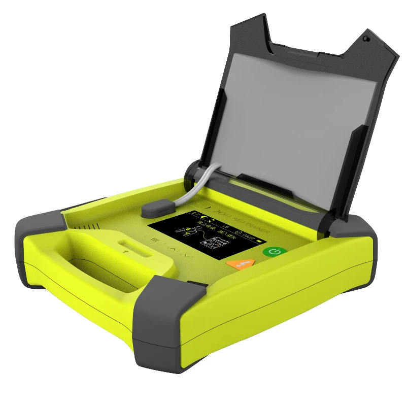 AED-Trainer mit LED-Anzeige, 10 Notfallszenarien, CPR-Feedback und mehreren Sprachen – Stromquellenstrom Image