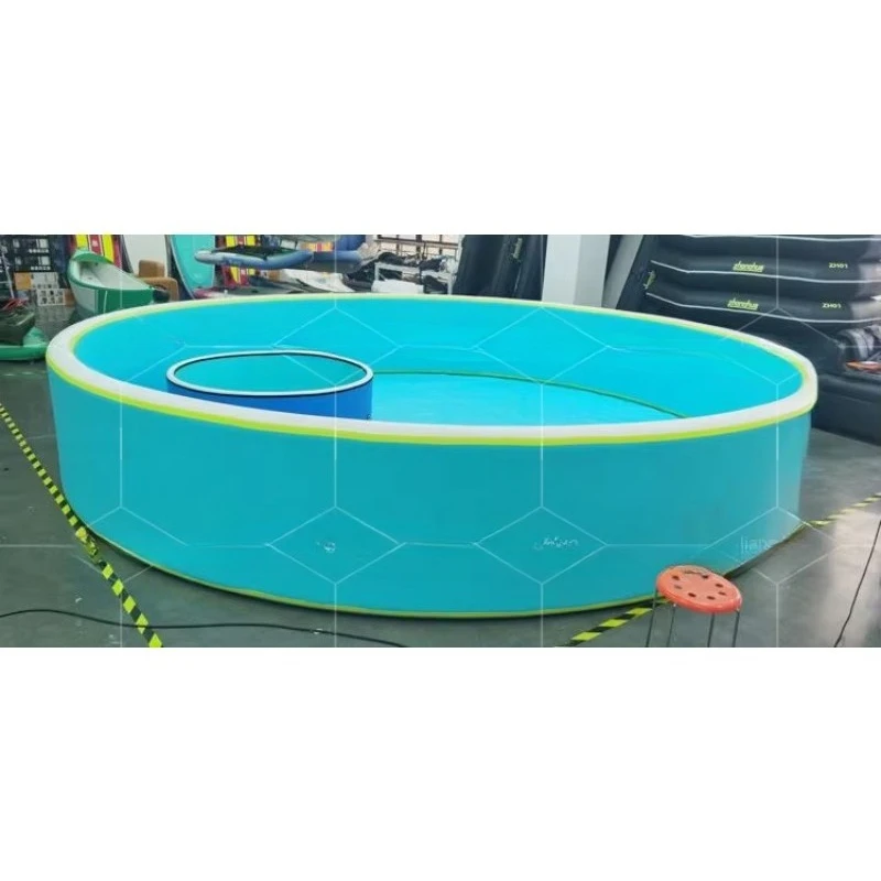 Neue mode aufblasbare schwimmbad wasser tropfen nadel stoff multi-luft technologie im freien aufblasbare pool anpassung