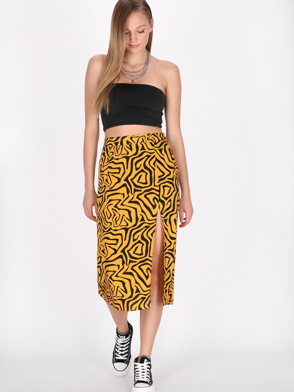 MyMo Rock Damen gelb, S