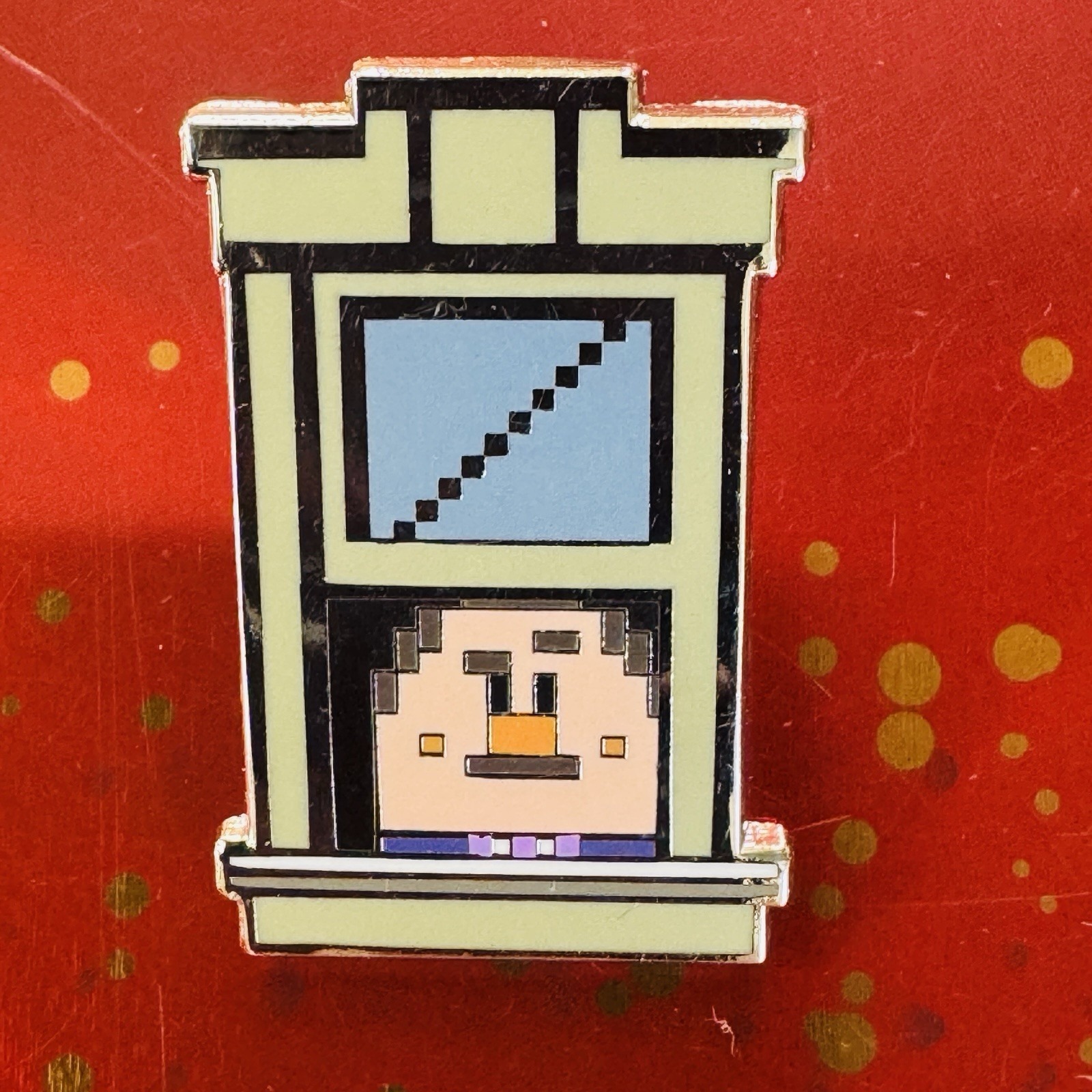 Disney Video Games & Consoles | Disney Pin Loungefly Wreck It Ralph Gene Mayor Niceland Video Game 8 Bit Window | Color: Tan | Size: Os