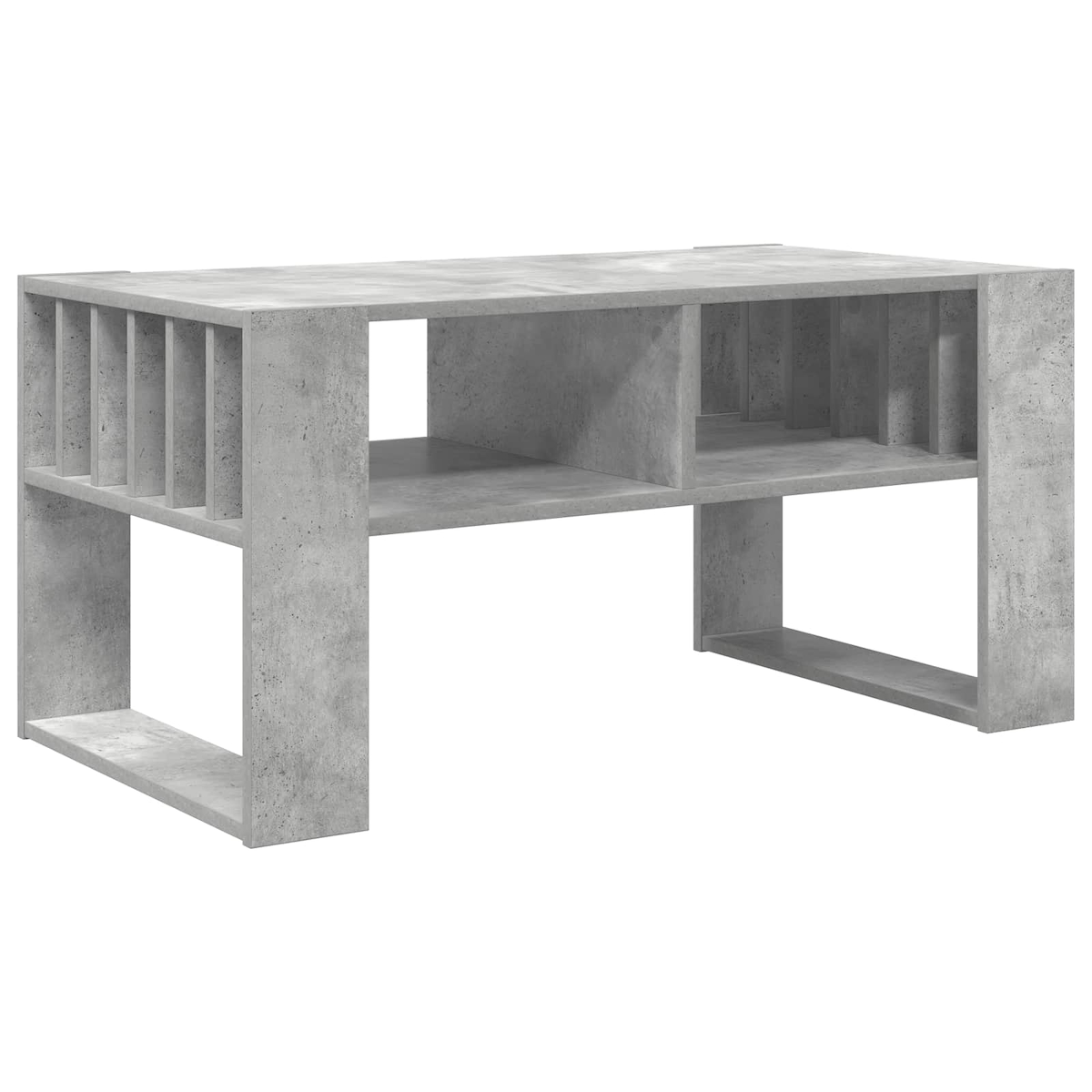 vidaXL Couchtisch Beton Grau 92 x 49,5 x 45 cm Holzwerkstoff Image