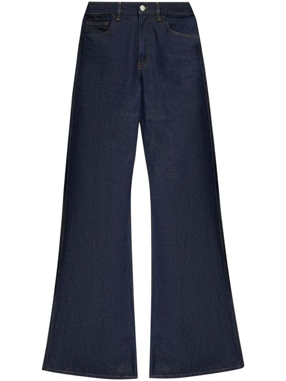 Classic Cotton Denim Wide-Leg Jeans - Blue - Coperni Jeans