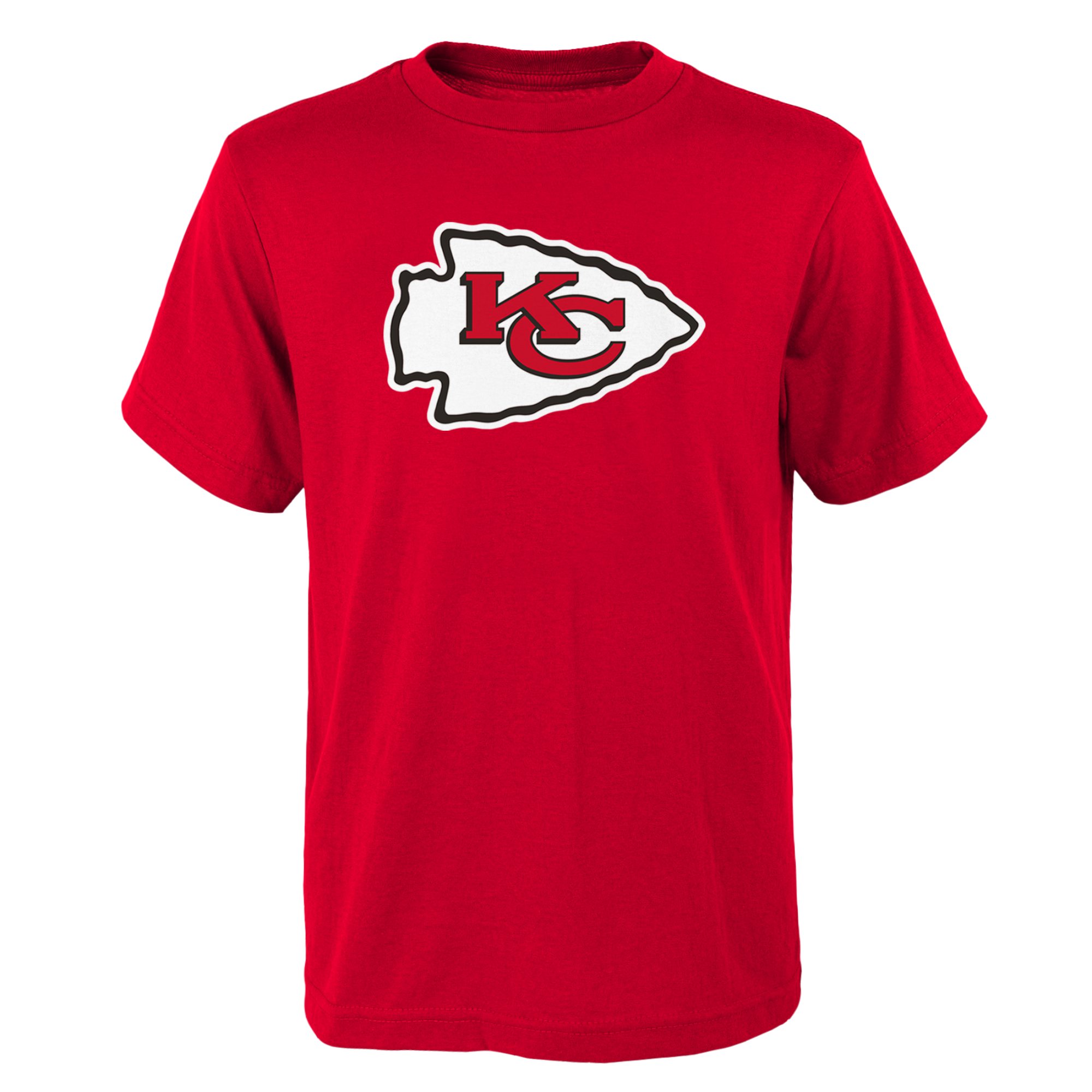 Outerstuff – Rotes Kansas City Chiefs-T-Shirt mit Primärlogo für Jugendliche Image