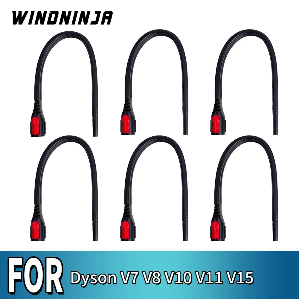 Lange Flache Saugdüse für Dyson V7 V8 V10 V11 V15 Staubsauger Weicher Flexibler Fugendüsen-Schlauch Zubehörteile Image
