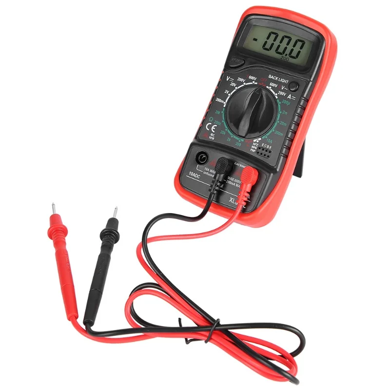 D5 XL830L Handheld LCD Digital Multimeter Voltmeter Amperemeter Ohmmeter Strom Spannung Tester Tragbare AC/DC Ohm Meter Arbeit werkzeuge Image