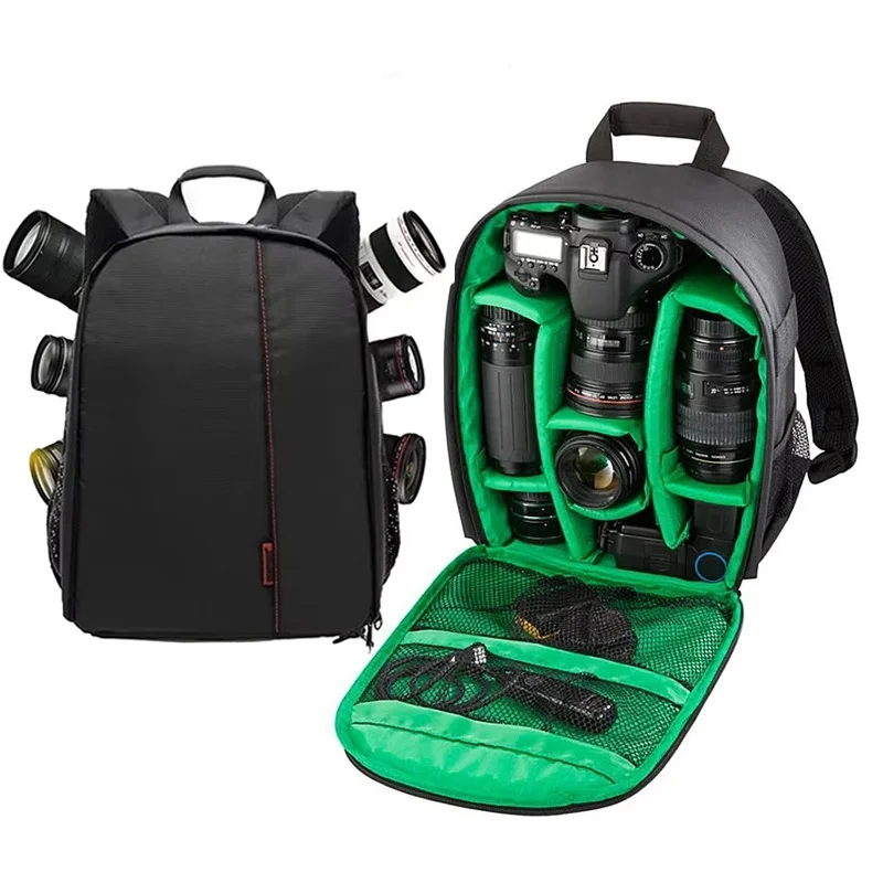 Outdoor Kamera Rucksack Video Digital Schulter Kamera Tasche Wasserdichte Foto Rucksack DSLR Rucksack Für Canon Nikon Sony Olympus