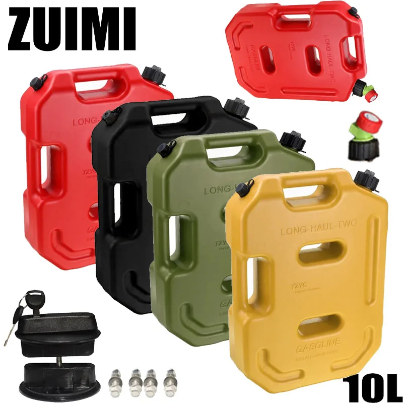 10L Camping Wasser Behälter Tragbare Auto Fahren Wasser Tank Große Kapazität Outdoor Wasser Eimer mit Wasserhahn Für Motorrad Fans Image