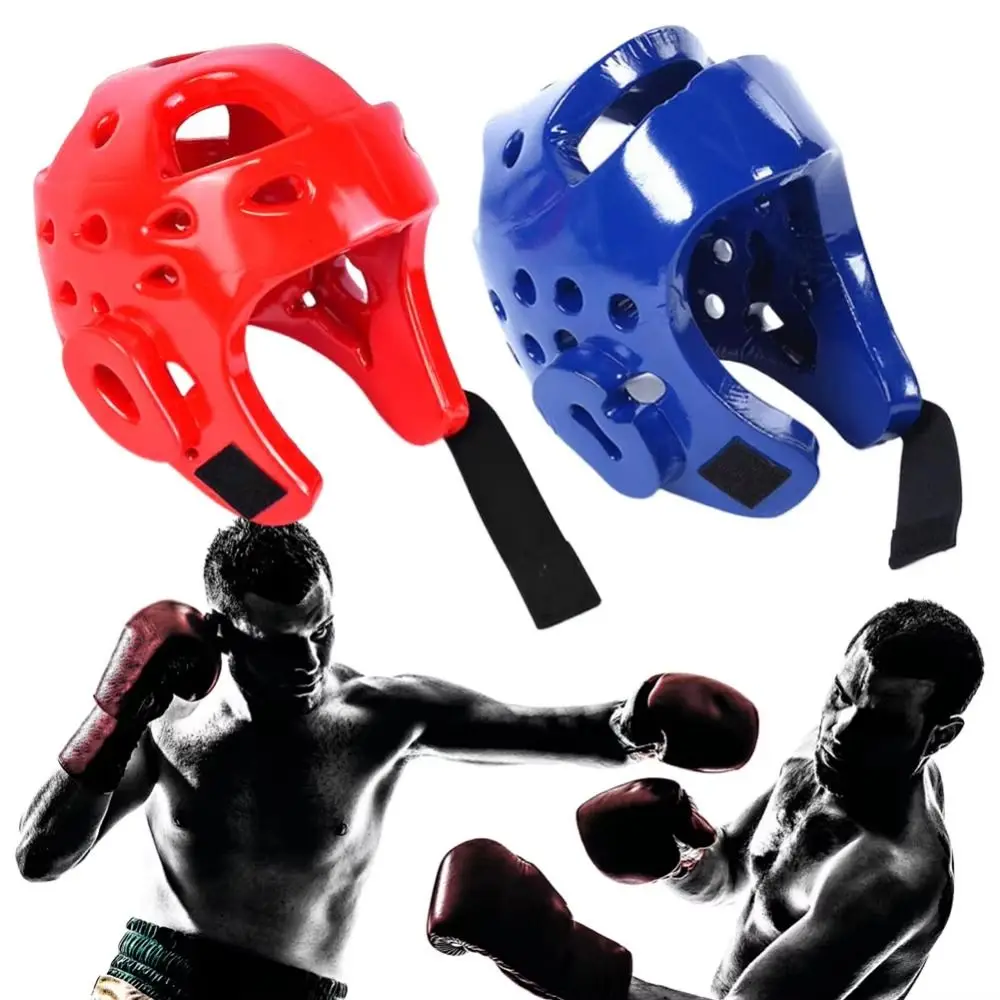 Kopfschutz Taekwondo Helm Ausrüstung Tragbarer S/M/L Kickboxen Helm PU-Material Einmaliges Formen Muay Thai Helm Fitness Image