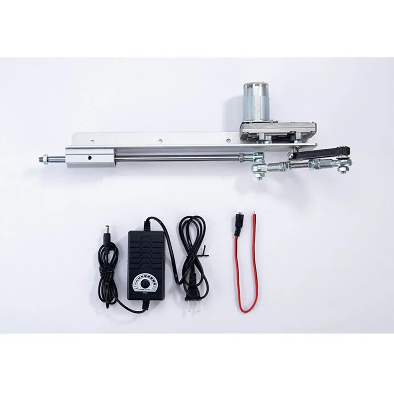 NEUE Hubkolben-Linearantrieb DC 24 V Getriebe Einstellbare Teleskopmotor DIY Motor Mit Geschwindigkeit Controller Hub 3-15 CM Image