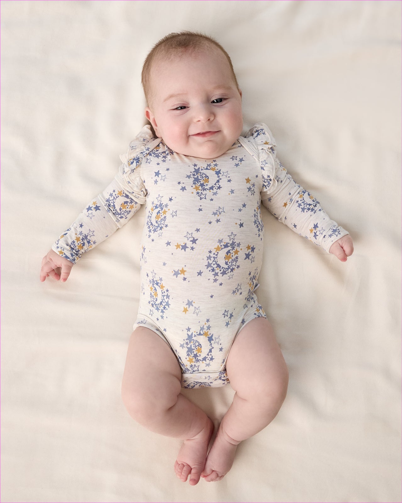 Lullaby Sky Flutter Bodysuit - 6-9 months