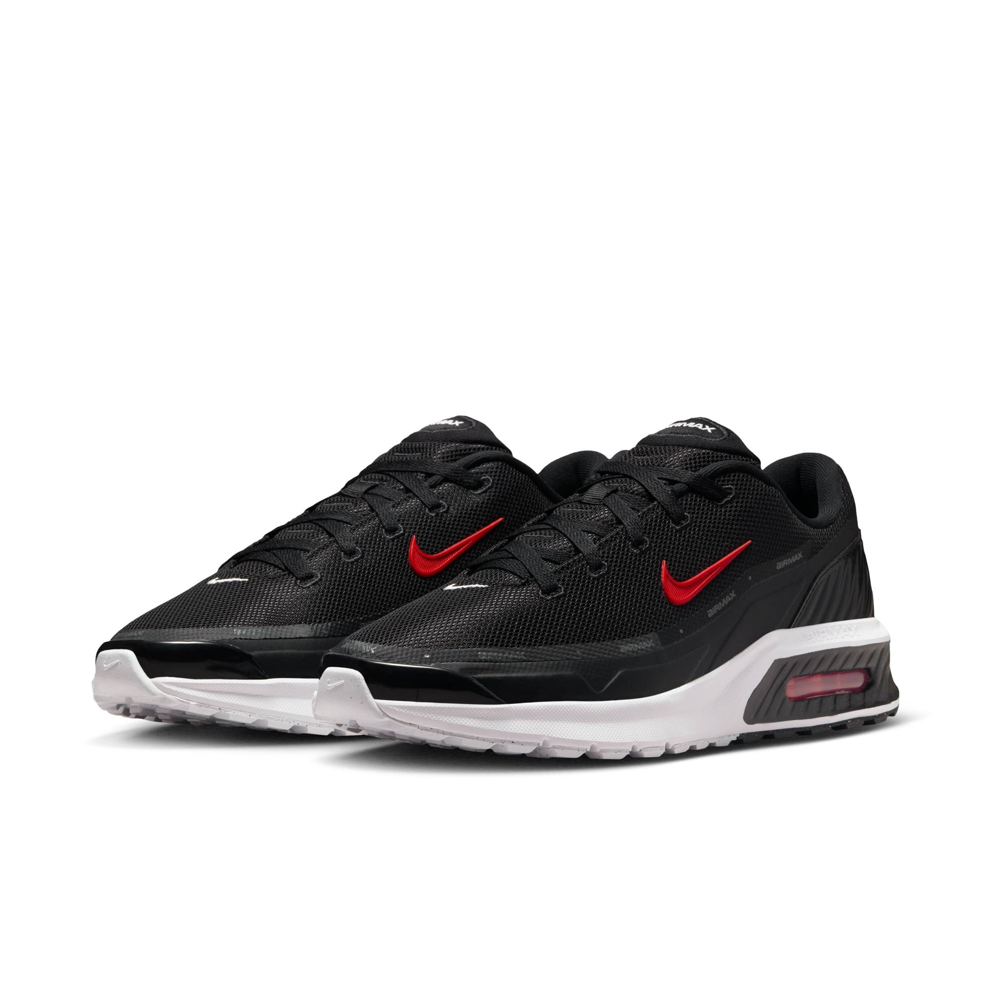 Sneaker NIKE SPORTSWEAR "AIR MAX BIA", Damen, Gr. 47, schwarz, university rot, weiß, anthrazit, Synthetik, Textil, Schuhe Sneaker