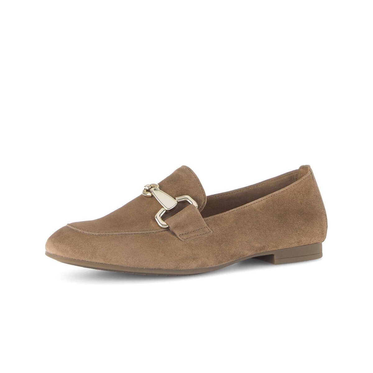 Slipper GABOR "Slipper Rauleder", Damen, Gr. 37, braun, Schuhe Slipper