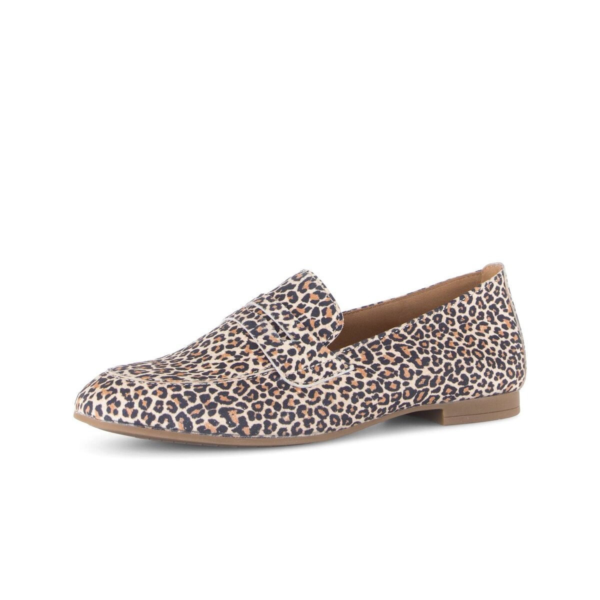 Slipper GABOR "Slipper Effektleder", Damen, Gr. 38, beige, Schuhe Slipper