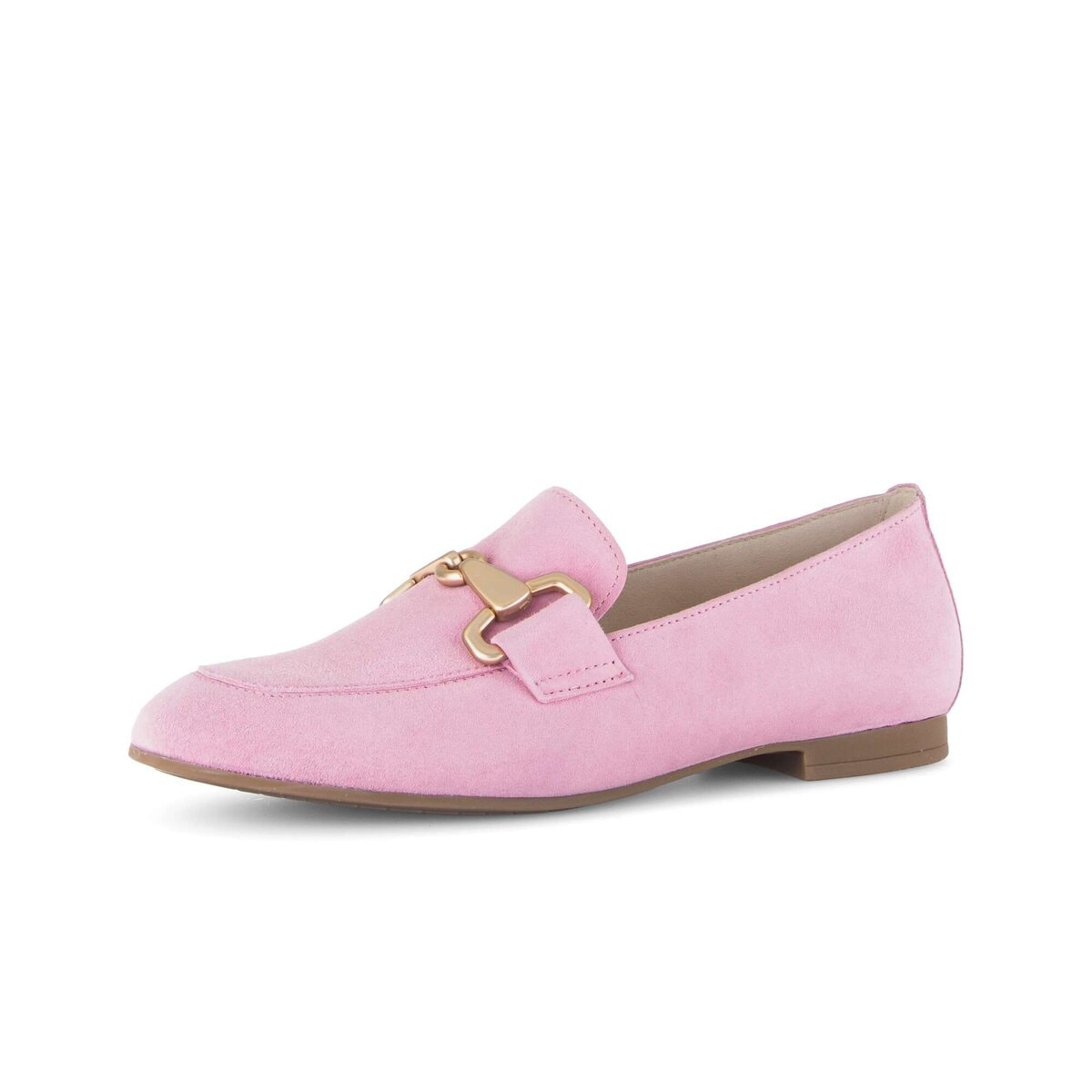 Slipper GABOR "Slipper Rauleder", Damen, Gr. 38,5, rosa, Schuhe Slipper