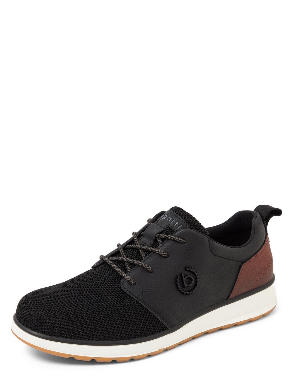 Bugatti Schnürschuhe mit Leder-Anteil Herren schwarz, 42 Image