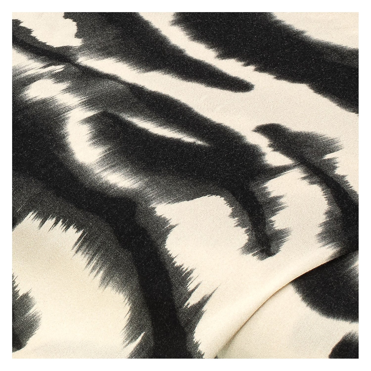 Viskose-Jersey Batik, schwarz/grau/weiß Image