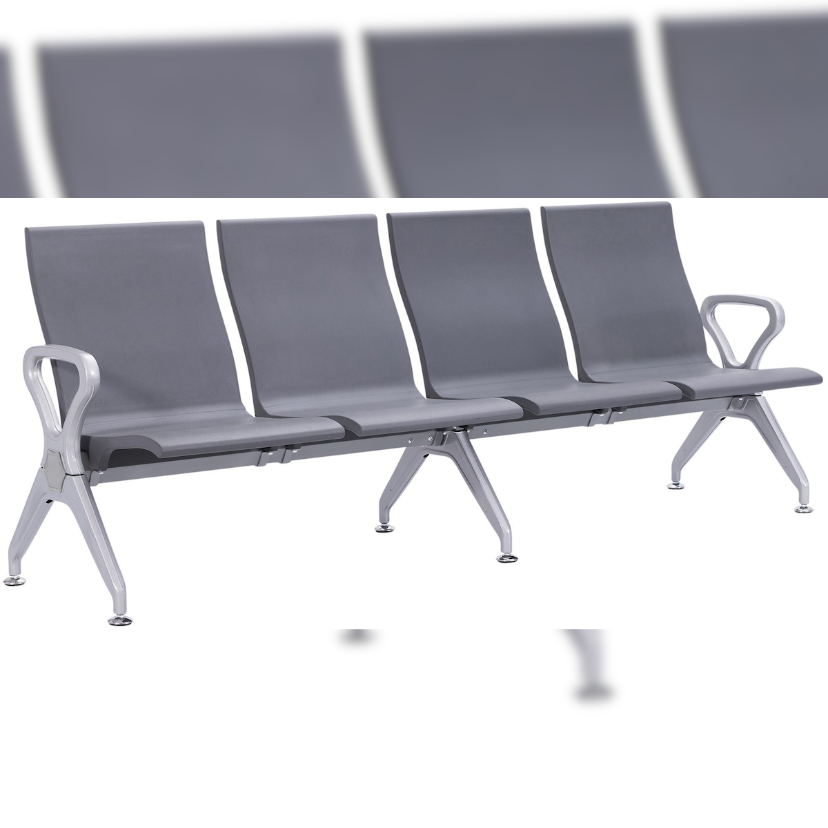 CLP Wartebank Ermin grau/4-Sitzer Image