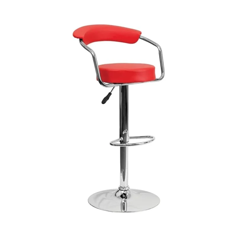 Moderne Barstühle mit Schwenkbarer Höhe aus Leder Küchen Barstuhl