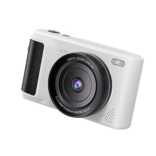 m3 4K-Digitalvideokamera und 16-facher Digitalzoom, 2,8-Zoll-Klappdisplay mit Blitz für sprachgesteuerte Aufnahmen Image