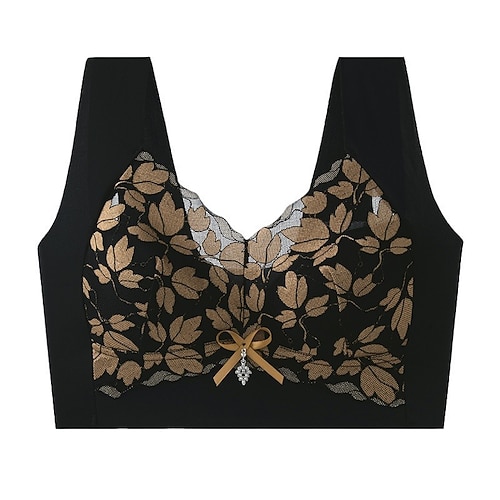 Damen Formende Unterwäsche Mode Sport Blumen Rückenfrei Täglich Ärmellos V Ausschnitt Blau Schwarz Hellgrün Rosa Sommer Frühling Herbst Winter Normale Passform Image