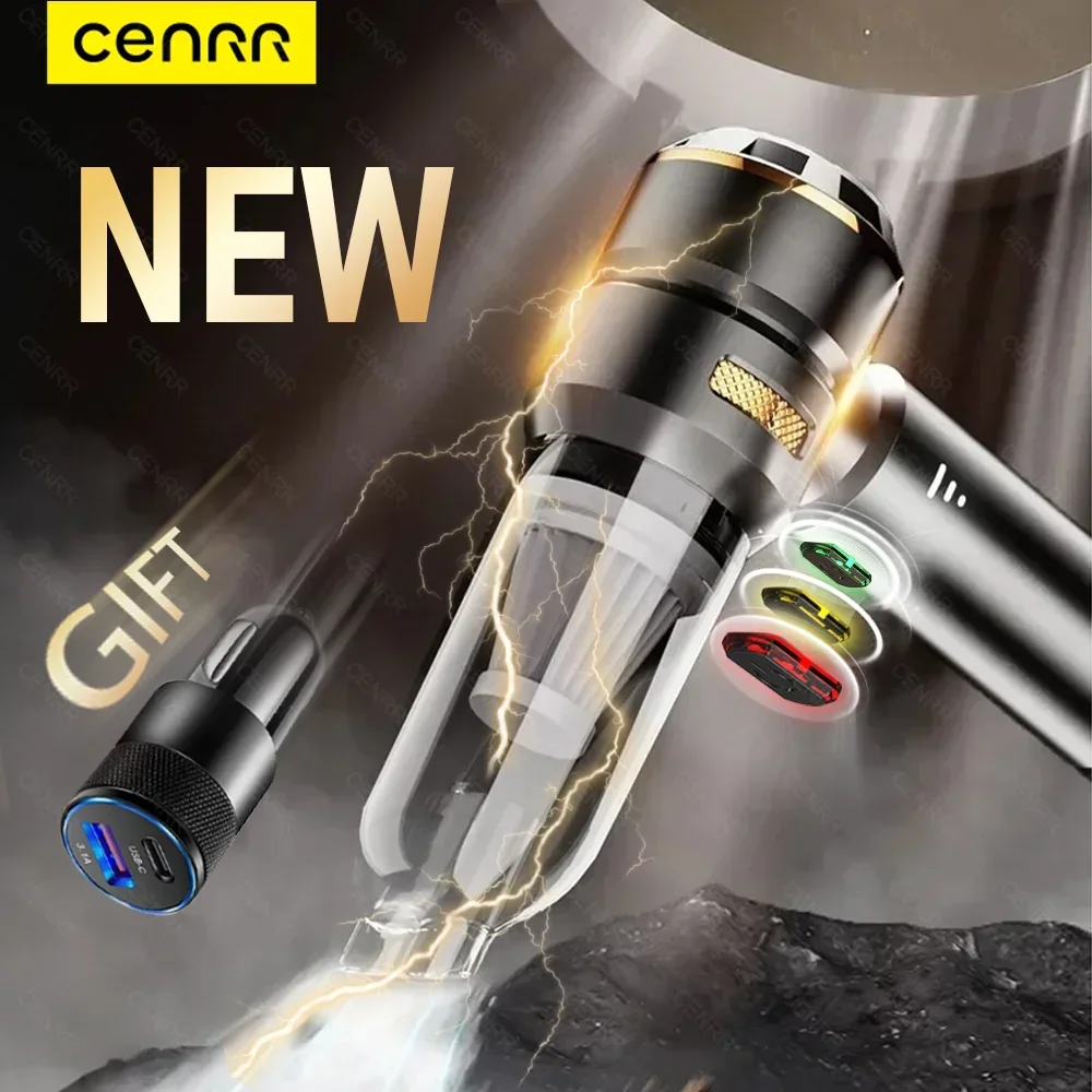 Cenrr mini auto staubsauger 998000pa schnur lose drahtlose leistungs starke auto reiniger handheld tragbare staubsauger reinigungs maschine Image