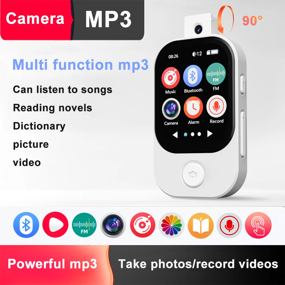 Lecteur de musique MP3 sans perte, écran LCD, Portable, prise en charge de l