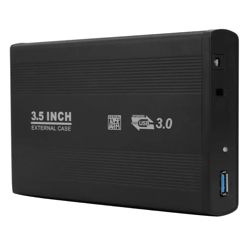 3,5 Zoll USB 3.0 SATA Externe Festplatte Festplattengehäuse Gehäuse Typ-C Externe Aufbewahrungsbox Unterstützung Festplatte Image