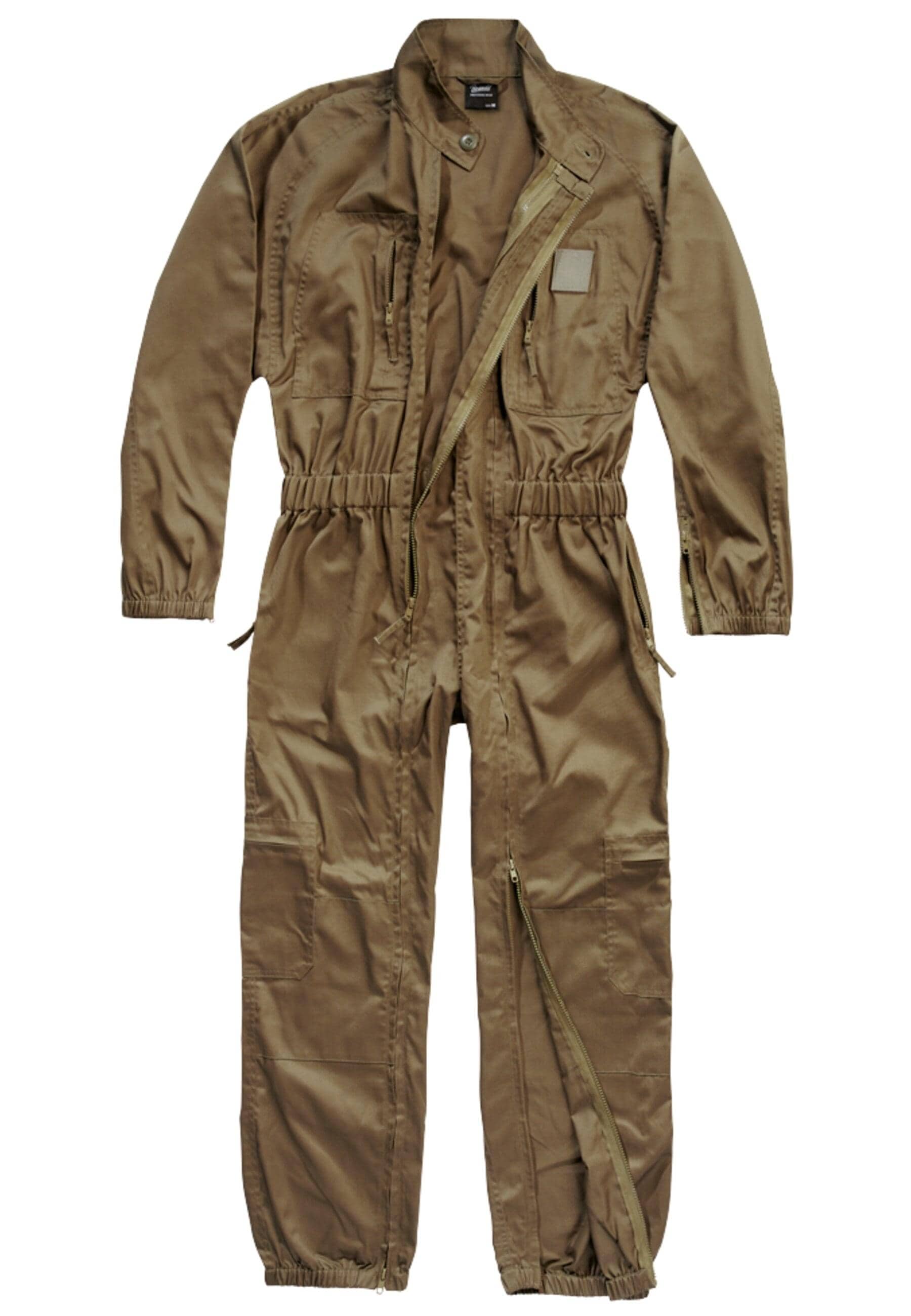 Jumpsuit BRANDIT "Brandit Herren Einsatzkombi", Herren, Gr. XL, US-Größen, olive, 80% Polyester, 20% Baumwolle, unifarben, normal, Overalls Jumpsuit
