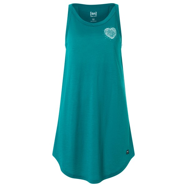 super.natural - Women's Little Heartwood Dress - Kleid Gr S türkis