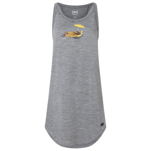 super.natural - Women's Hot Dog Dress - Kleid Gr S grau