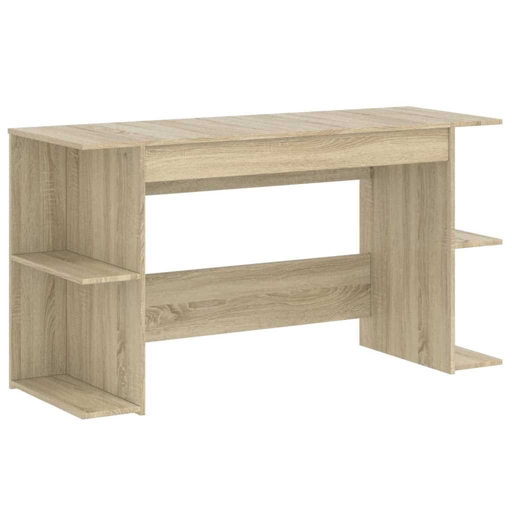 vidaXL Schreibtisch Sonoma-Eiche 140x50x75 cm Holzwerkstoff Image