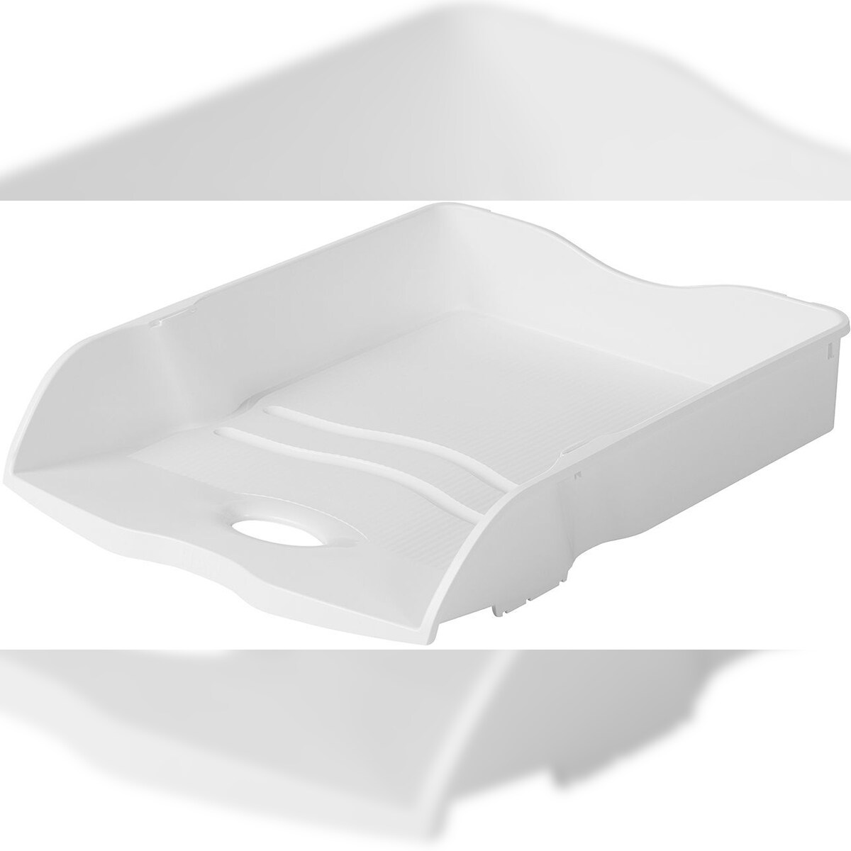 HAN Briefablage Re-Loop A4/C4 RC-Kunststoff stapelbar weiß Packung mit 6 Stück Image