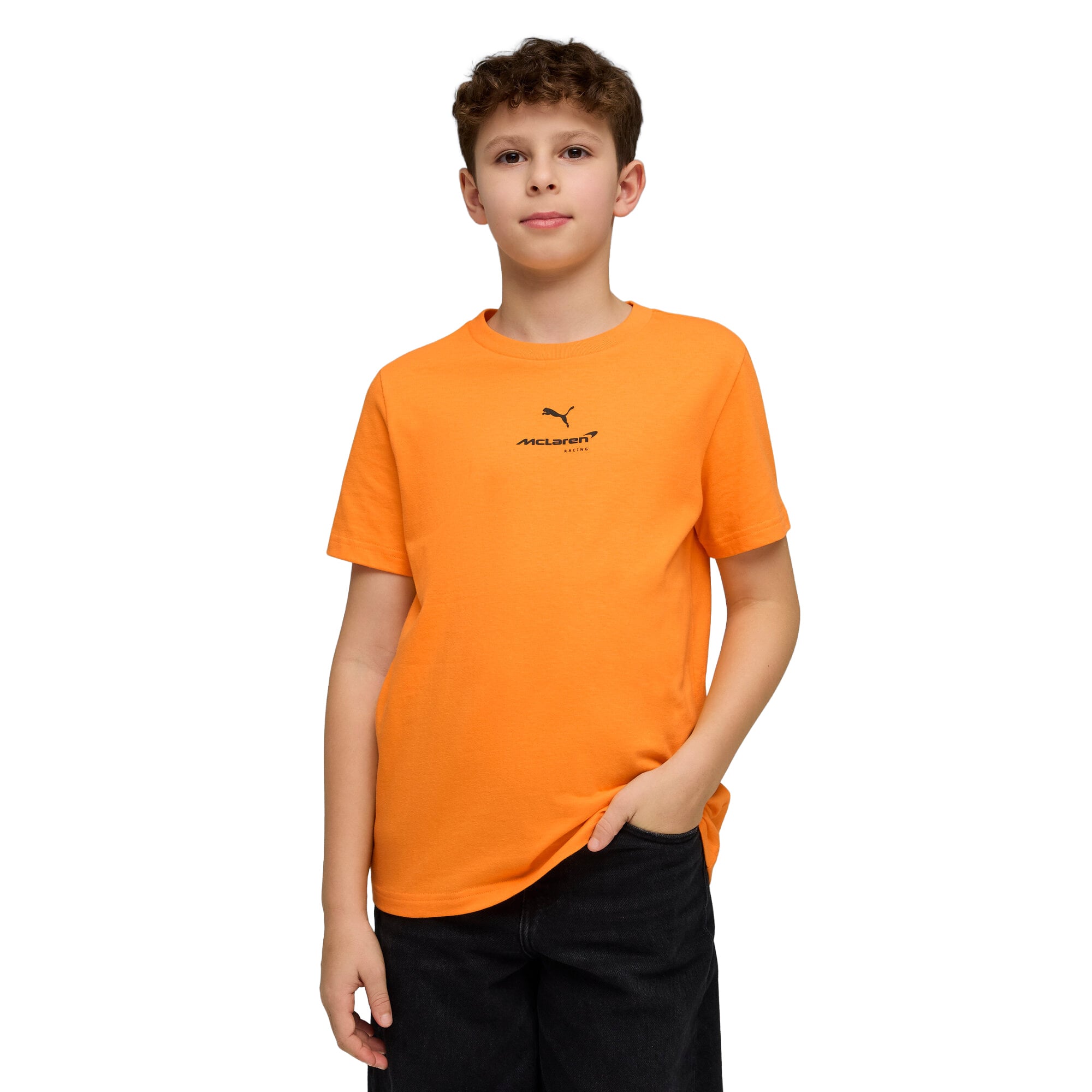 T-shirt petit logo McLaren - Papaye - Enfant - unisexe Taille: 140