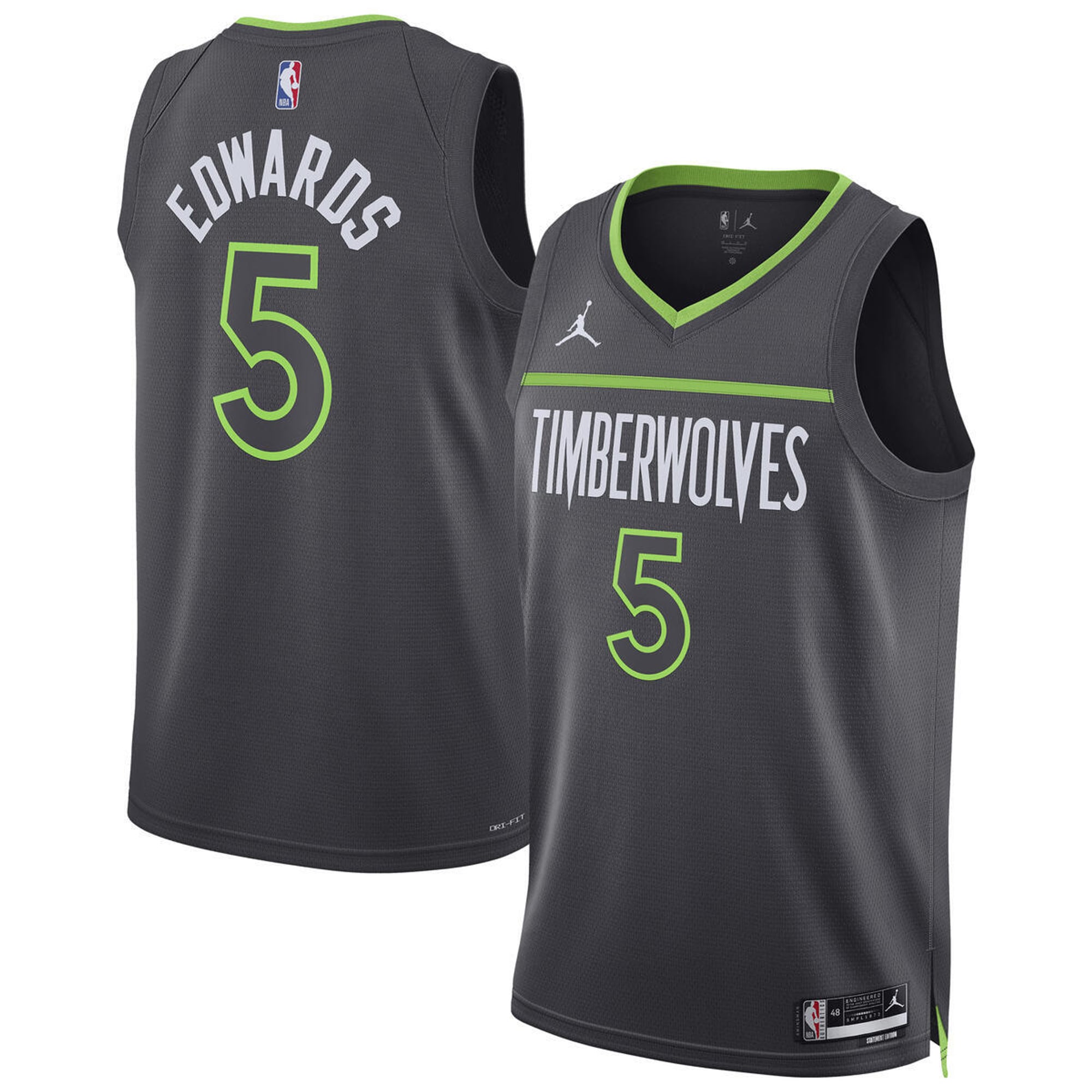 Maillot Swingman Jordan Statement des Minnesota Timberwolves - Edwards - Unisexe - Homme Taille: S