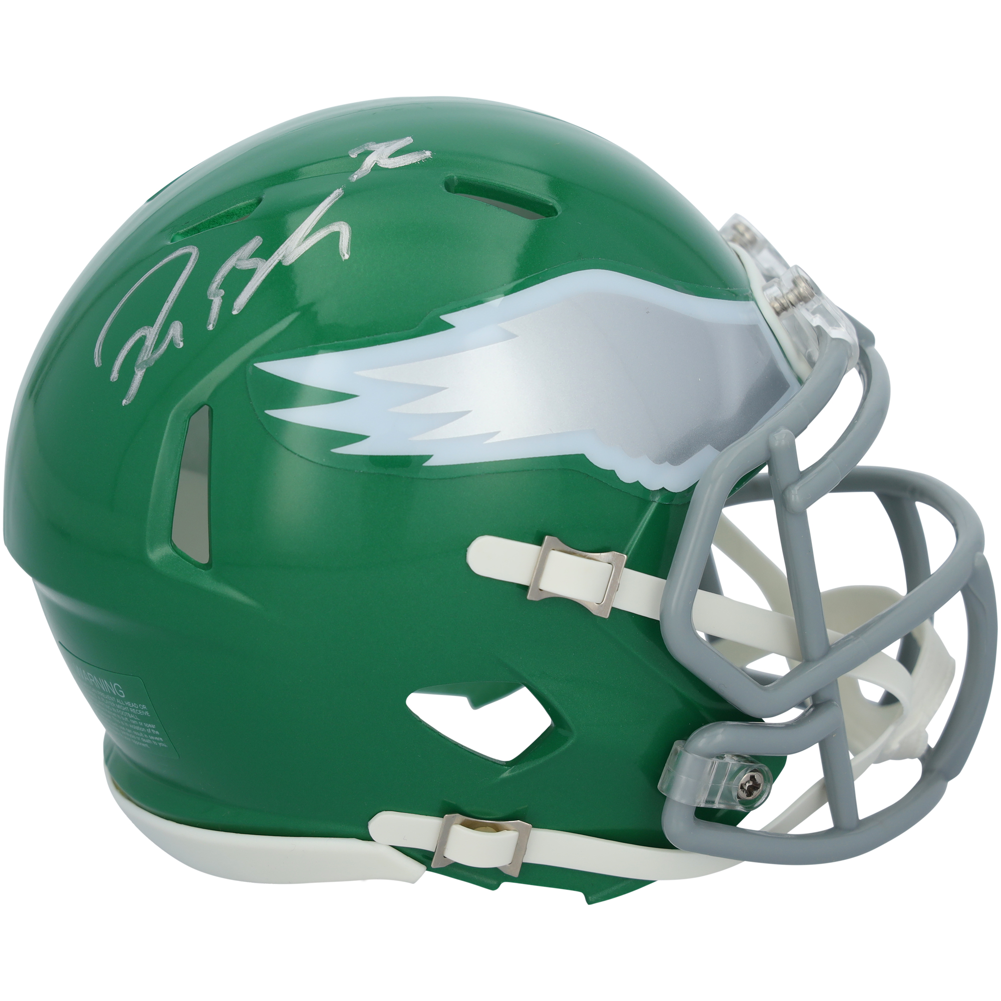 Reed Blankenship Philadelphia Eagles signierter Riddell Kelly Green Speed Mini-Helm Image