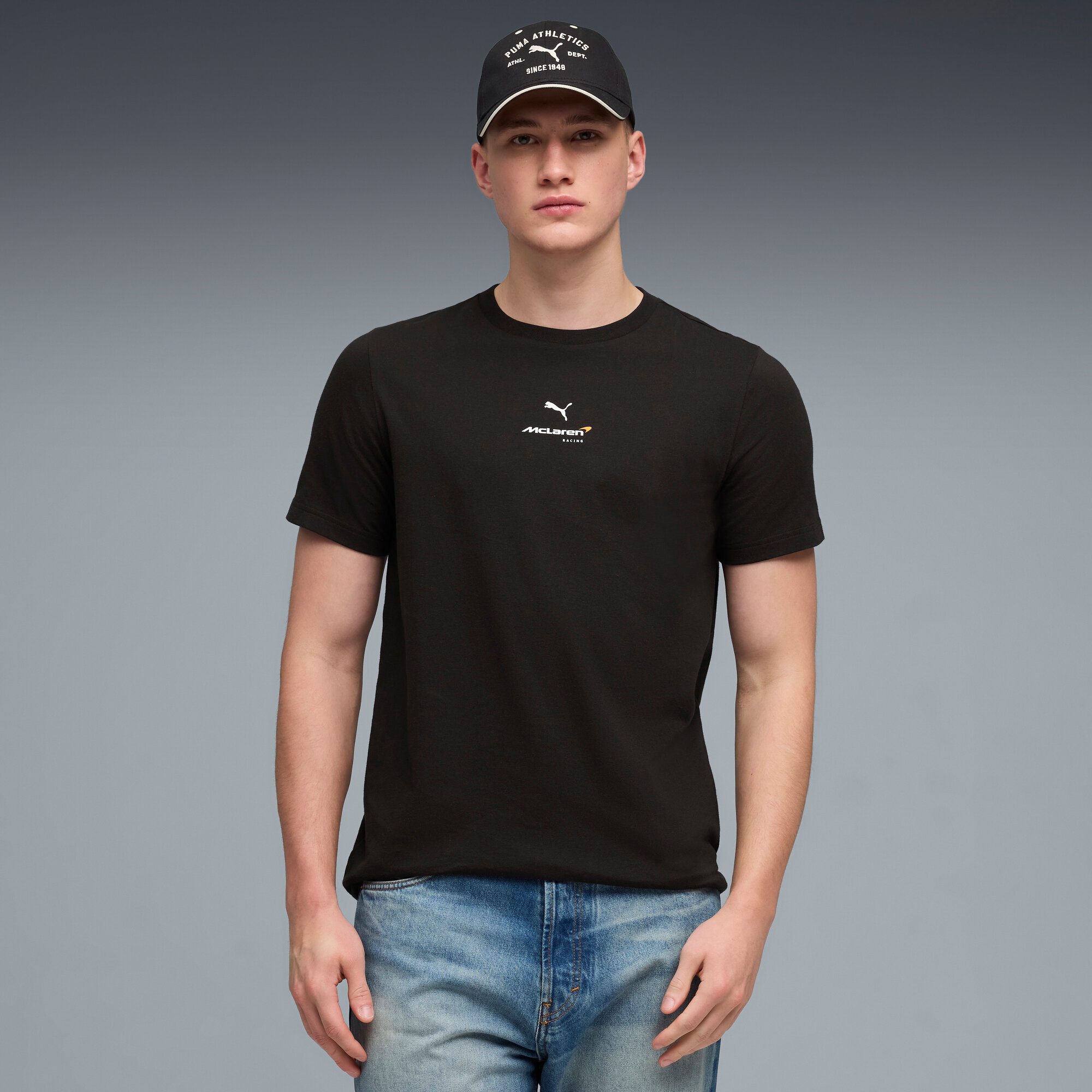 McLaren T-Shirt mit kleinem Logo – Schwarz Image