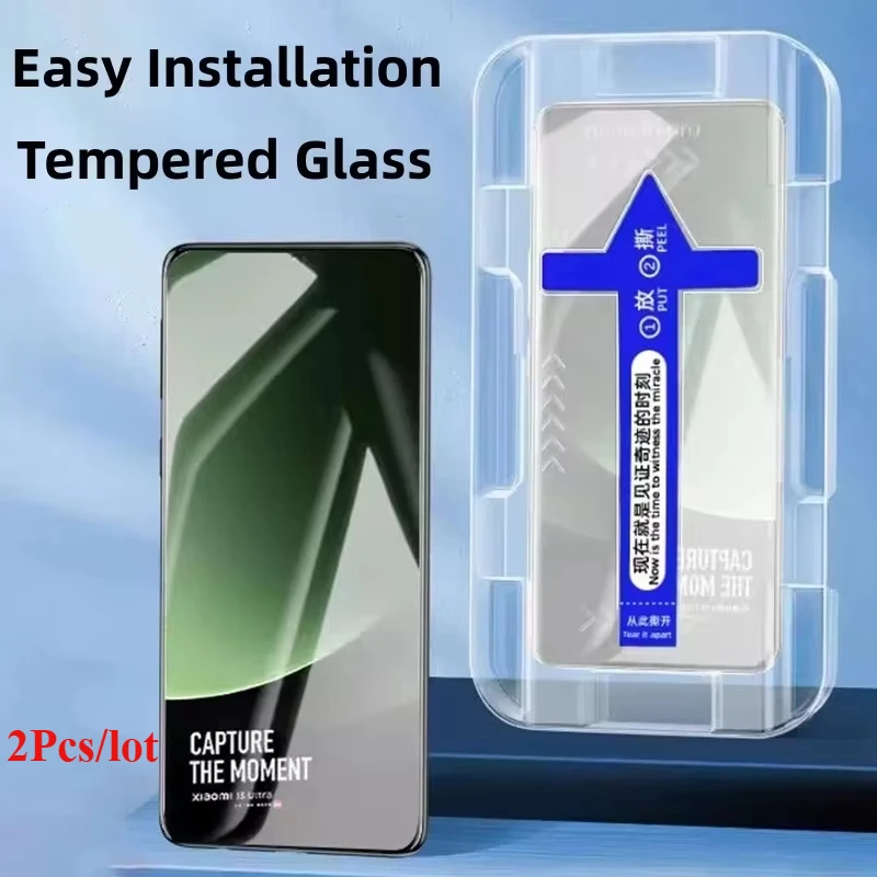 2Pcs Screen Protector Für Honor Magie 7 6 5 4 Pro Lite 300 Pro 70 80 90 100 200X60 Pro gehärtetem Glas Auto Matic Installer Tool Image