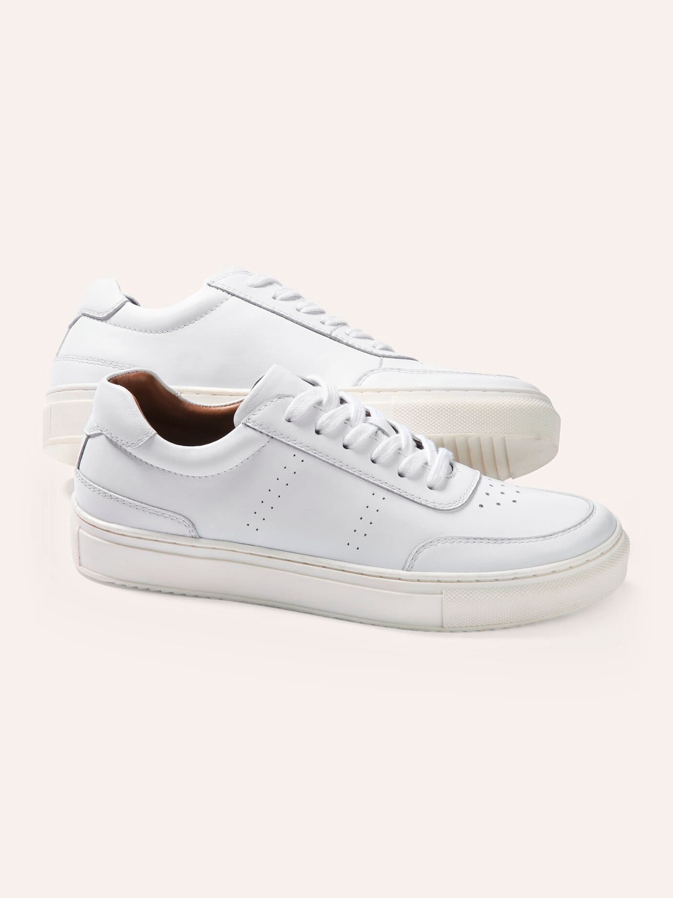 Walbusch Herren Classic-Tennis Sneaker-Schuh Weiß noch offen: Muster